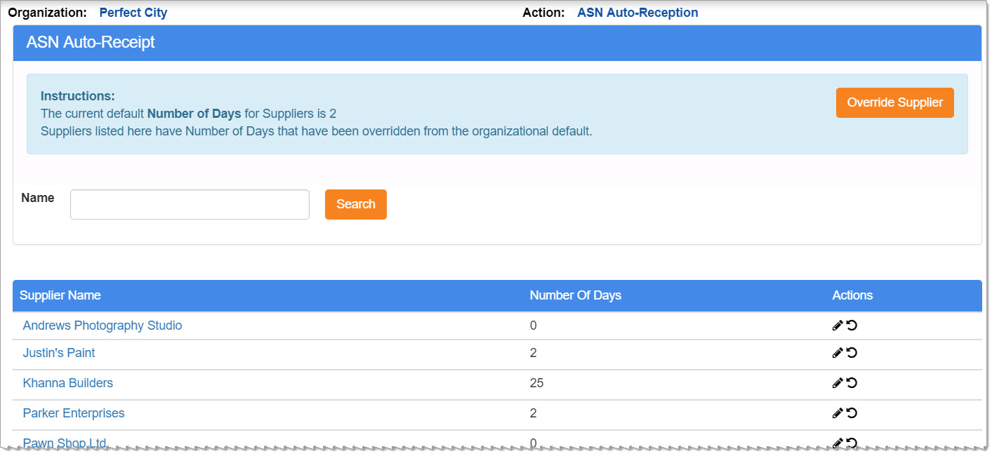 ASN Auto Receipt
